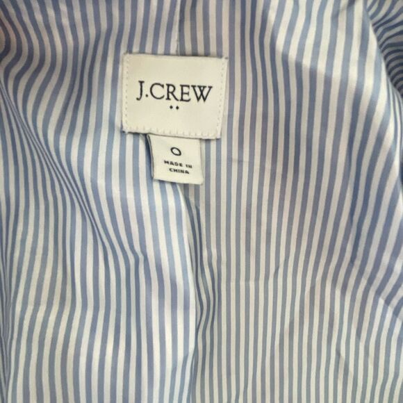 EUC! J. Crew Wool Tan Camel Schoolboy Blazer - Size 0 - Picture 12 of 12